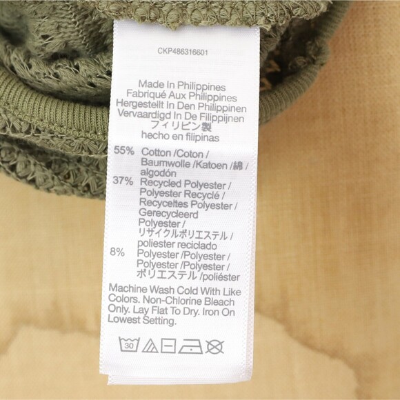 MADEWELL Crochet-Knit Cutaway Tank Top XS 'Worn Olive' Green Crewneck NWT B34 - Picture 5 of 6